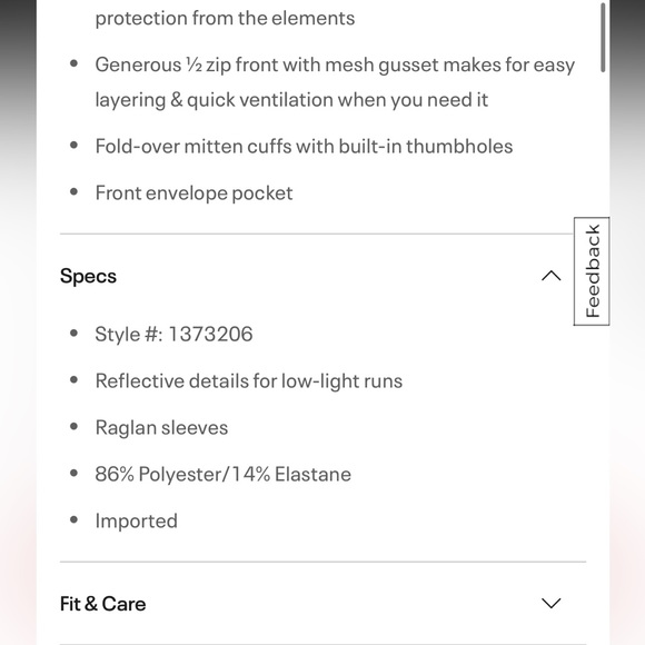 Women's UA OutRun The Cold Hooded ½ Zip in “Fuse Teal” - Picture 11 of 11